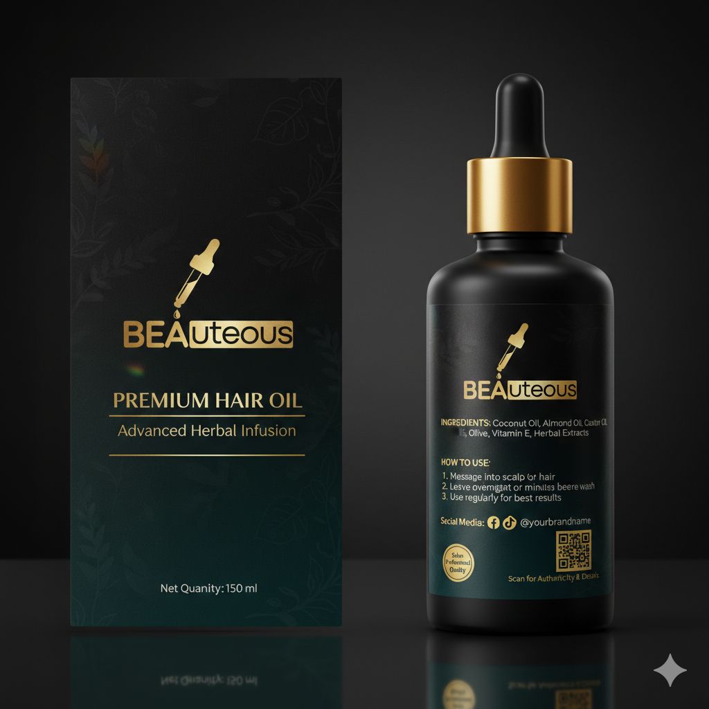 Professional Hair Treatment Serum for Dry, Frizzy & Damaged Hair – Smooth, Shiny & Healthy Hair